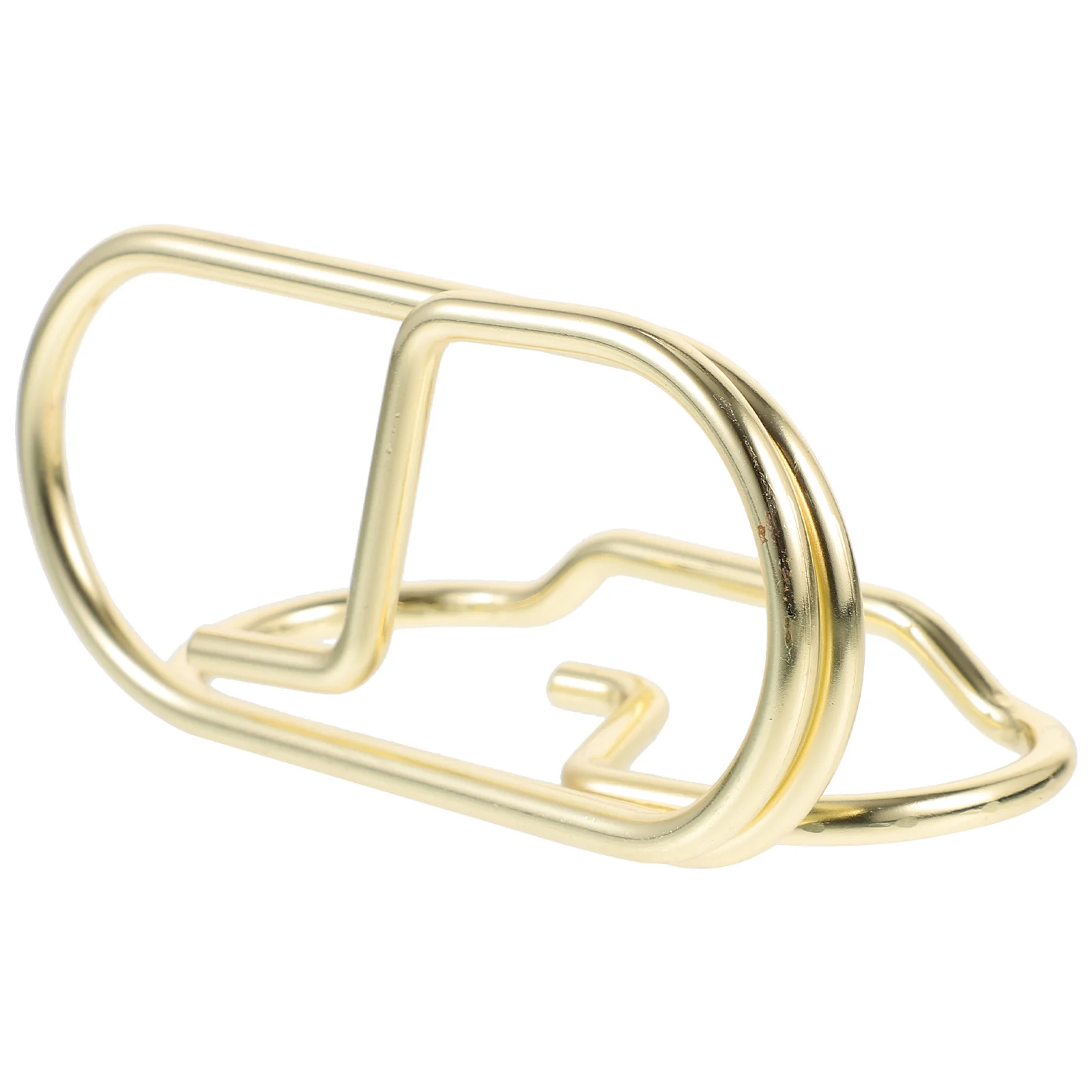 حامل بطاقات عمل معدني للمكتب، قاعدة غير قابلة للانزلاق، تصميم بسيط، منظم مكتب قوي، حامل بطاقات عمل #3