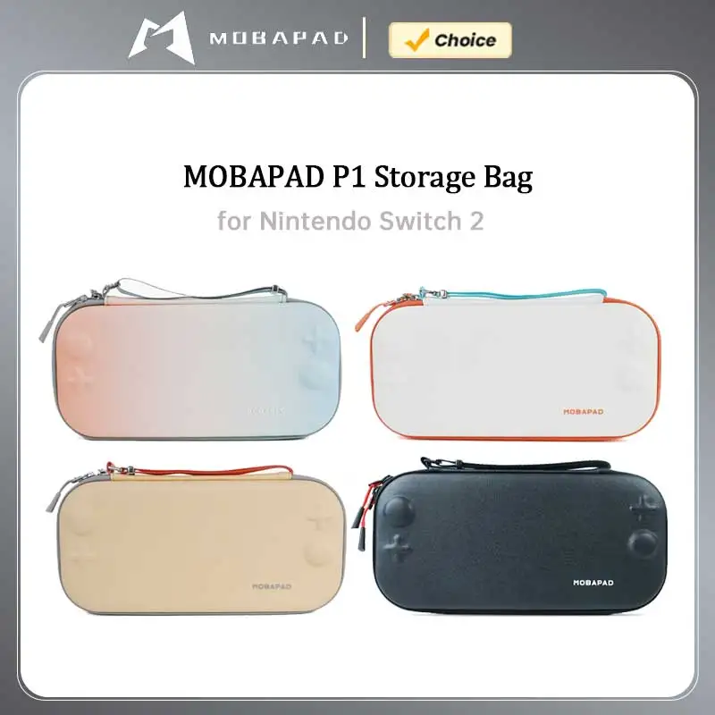 

Чехол MOBAPAD P1 с защитой от падений и ударов, с ремнями для крепления, с отделением для карт, сумка для хранения, игровые аксессуары для Nintendo Switch 2