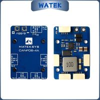 MATEKSYS MATEK CANPDB Power Distribution Board - 4A BEC, JST-GH Splitter, 6-55V 2-12S CAN Bus for FPV Drones & RC Models