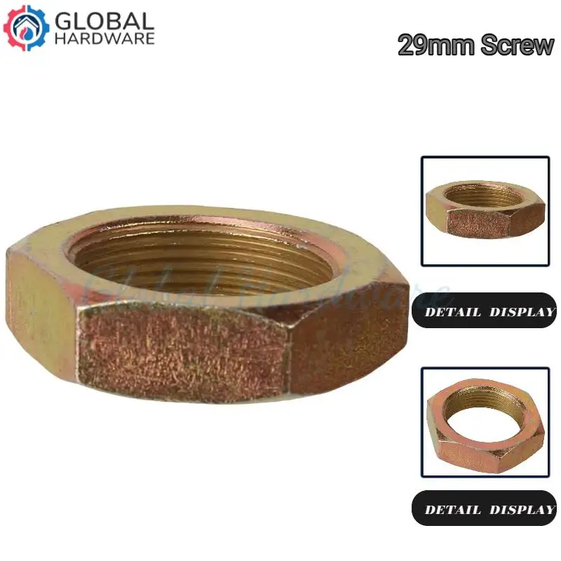 

Brass Hex Lock Nuts Pipe Fitting Flange nut 29cm Female Thread Hexagonal