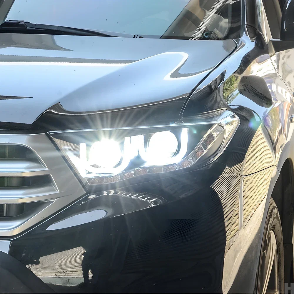 

Upgraded Car Headlight for Toyota Highlander Kluger 2012 2013 2014 Bifocal Lens High Configure Styling Auto Led Assembly