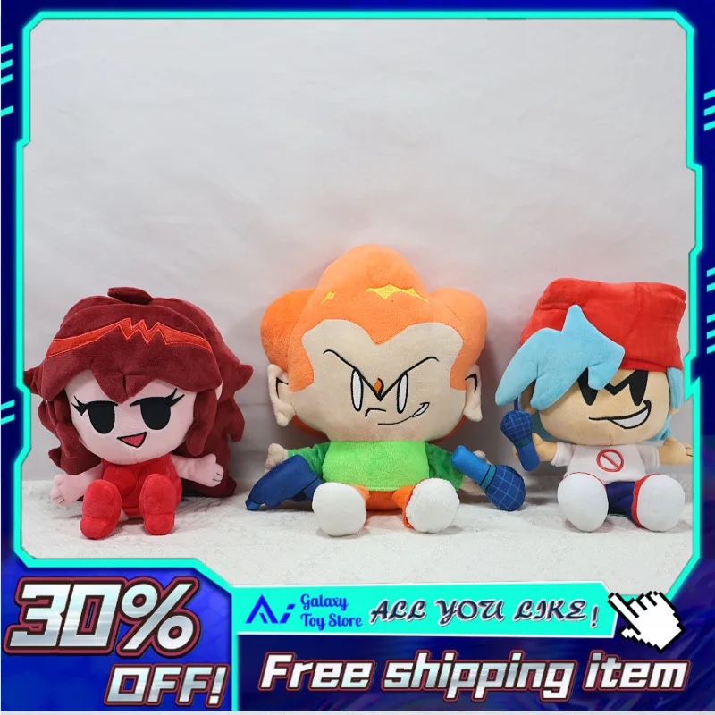20 سنتيمتر ليلة الجمعة Funkin أفخم نيني بيكو دارنيل محشوة الدمى لينة Plushies للطفل ومروحة لطيف لعبة شخصية تحصيل ديكور