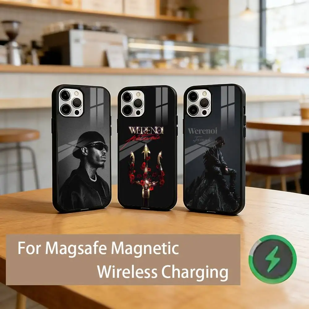 

Rapper W-Werenoi Phone Case For iPhone17,16,15,14,13,12,11 Plus,Pro Magnetic with Magsafe Wireless Charging