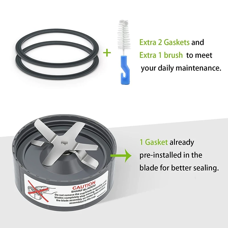 قطع غيار مناسبة لملحقات أكواب خلاط شفرة نوتري بوليت 600 وات 900 وات