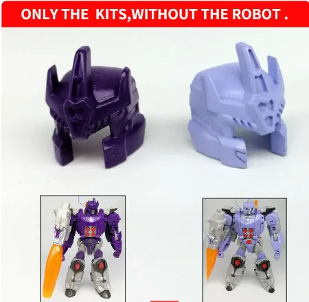 3D Replacement Helmet Filler Upgrade Kit For Transformation IDW Titans Return Galvatron US JP Ver Figure Robot Accessories