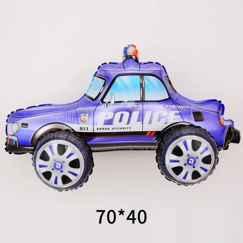 3D-Stereo-Cartoon-Bausatz Auto aus Aluminiumfolie, Hot Wheels Partyballon, Geburtstagsständer-Dekoration, 3D-Puzzle Rennauto