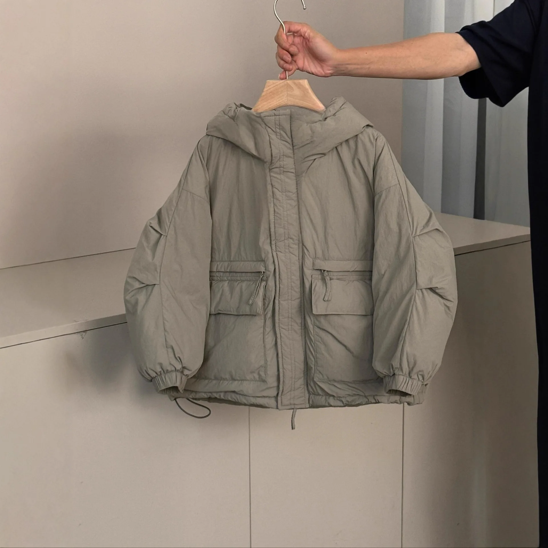 

2025 Kids Cargo Jacket Windbreaker 2025 New Medium-Large Childrens Down Cotton-Padded Coat Boys Warm Winter Jacket