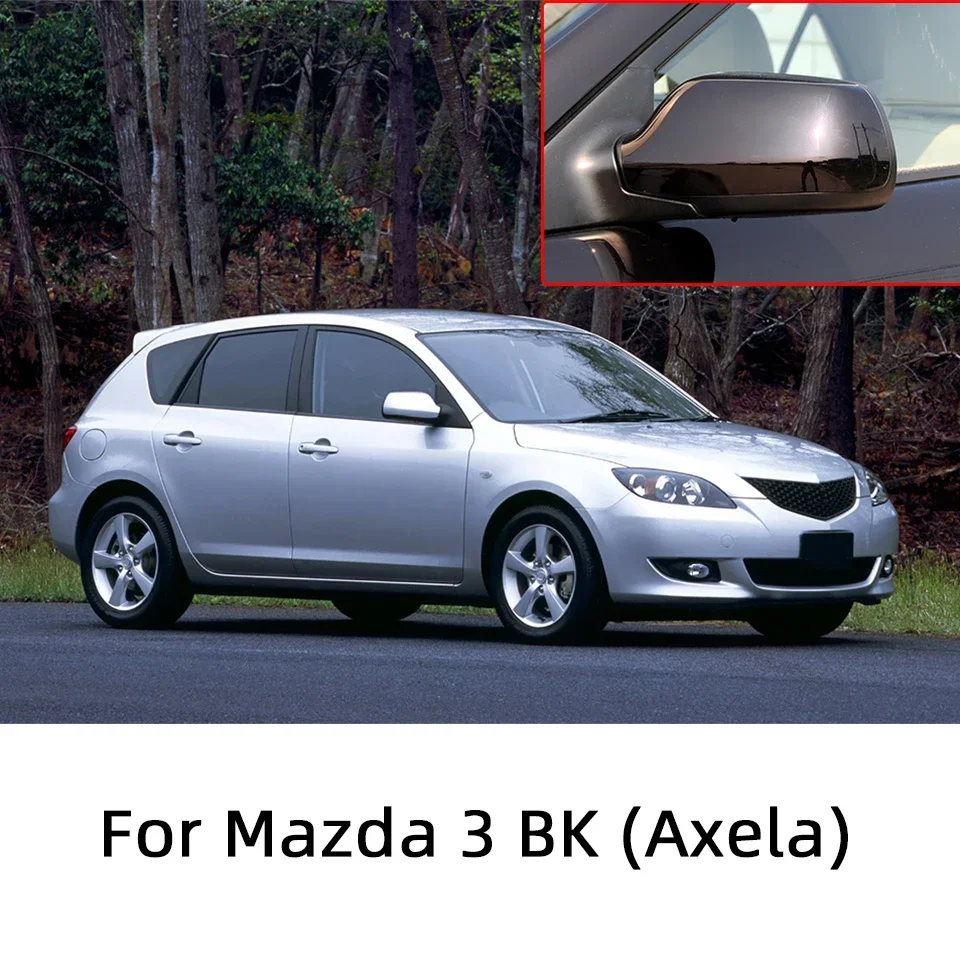 Car Rearview Mirror Cover Shell Housing Wing Side Mirror Cap For Mazda 3 Axela BK 2003 2004 2005 2006 2007 2008 2009 Painted