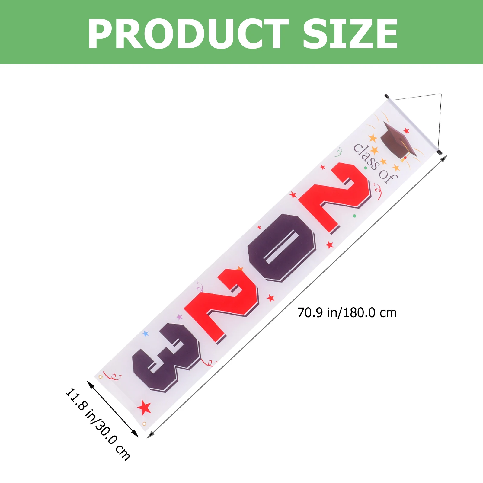 

1 Pair 2023 Graduation Couplets Party Decor Graduation Decorations Outdoor Grad Porch Sign Festival Door Banner Yard Congrats