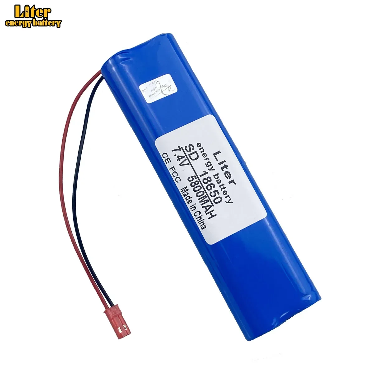 2S2P 7.4V 18650 lithium battery 5800mAh Rechargeable battery pack megaphone speaker protection board+XH-2P Plug