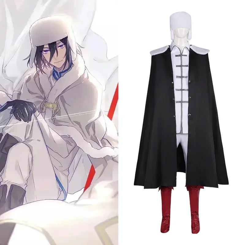 

Федор Достоевский Косплей Костюм Плащ Накидка Топ Брюки Костюм Для Женщин Мужчин Хэллоуин Карнавал Вечеринка Сценический Костюм Одежда