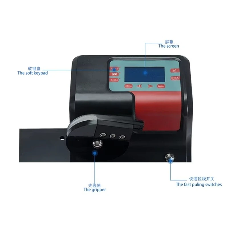 Tennis badminton badminton racket with top smart computer automatic wire winding machine