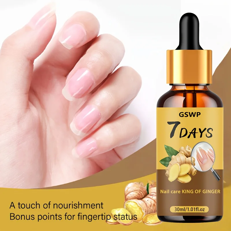 

GSWP Hand & Nail Care Oil Moisturizing & Shine-Enhancing Contains Jojoba Oil & Ginger Extract Suitable for Dry.30ml/60ml