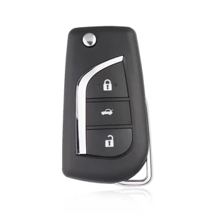 Yiqixin Key Right from Car to Toyota Rav4, Hilux, Yaris, Vios, Camry, Prado, Corolla, 315MHz, 4D68, Toy43, 2, 3 buttons, Automatic Control 12 Main Sales Hilux Key - №10