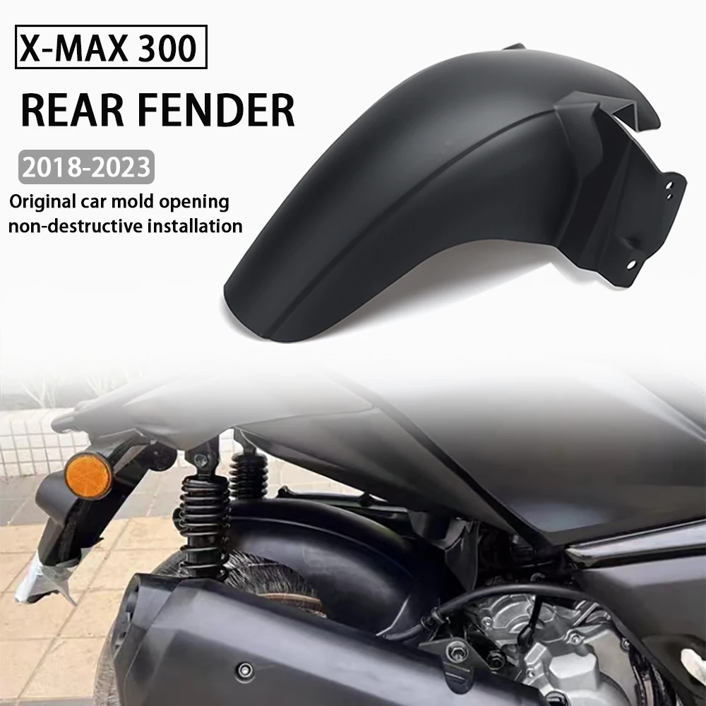 

Motorcycles XMAX300 Rear Fender Mudguard Extender Splash Guard Protector Extension Pad X-MAX 300 For YAMAHA XMAX 300 2018-2023