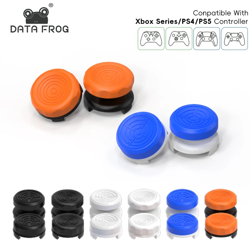 DATA FROG ハイライズ パフォーマンス フリックス PS4/PS5用 ギャラクシー ジョイスティック 8BitDo Ultimateコントローラースティック対応