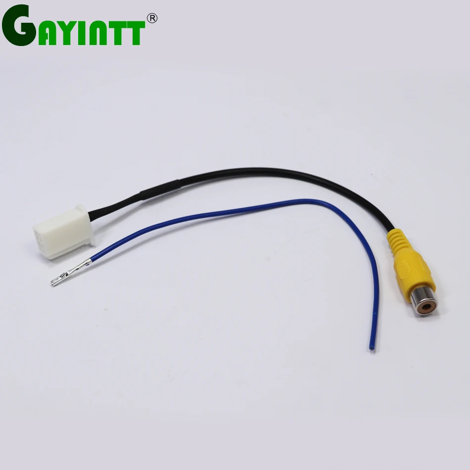 

GAYINTT Car Parking Reverse Rear Camera Video Plug Converter Cable Adapter For Mazda AtenzaCX-5 OEM Car Head Unit Models