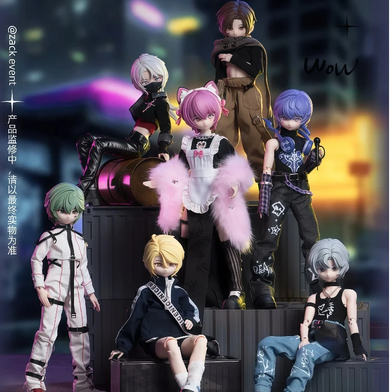 

Официальная коллекционная фигурка Zak Series Anime BJD в слепой коробке, подвижная, милая, для декора рабочего стола, подарок для взрослых женщин