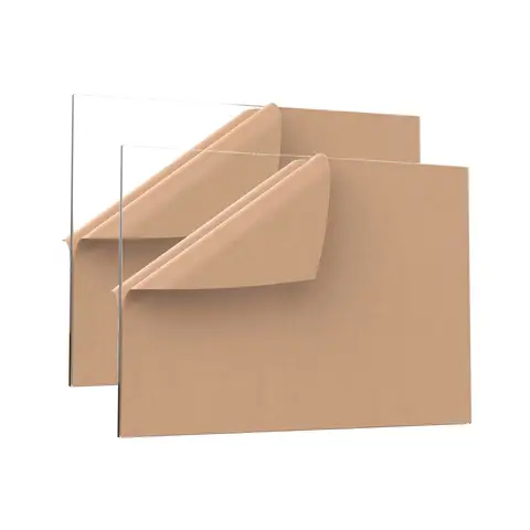 6"x8" Acrylic Sheet Plexiglass 1/2/3mm Thick Clear Rectangle Panel, Cast Plexi Glass Board for Sign, DIY Display Project, Craft