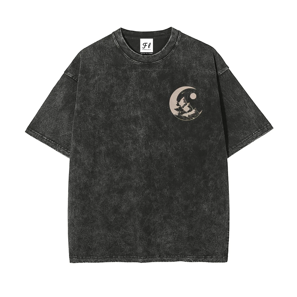 グラフィック Tシャツ男性女性半袖漫画洗浄ラウンドネック新プリント Tシャツカジュアル Tシャツ