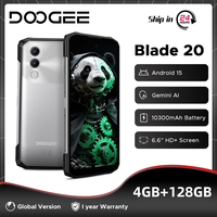 Global Version DOOGEE Blade20 Rugged Phone 6.6” HD+ 90Hz 4GB 128GB 10300mAh Battery Unisoc T7200 Octa Core Android 15 Smartphone