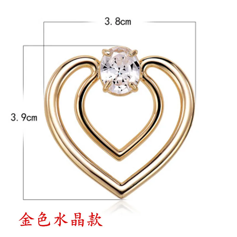 2024 New Simple Silk Scarf Buckle Practical Daily Anti-slip Mouth Fashion Decoration Wear Corner Buckle Multi-purpose