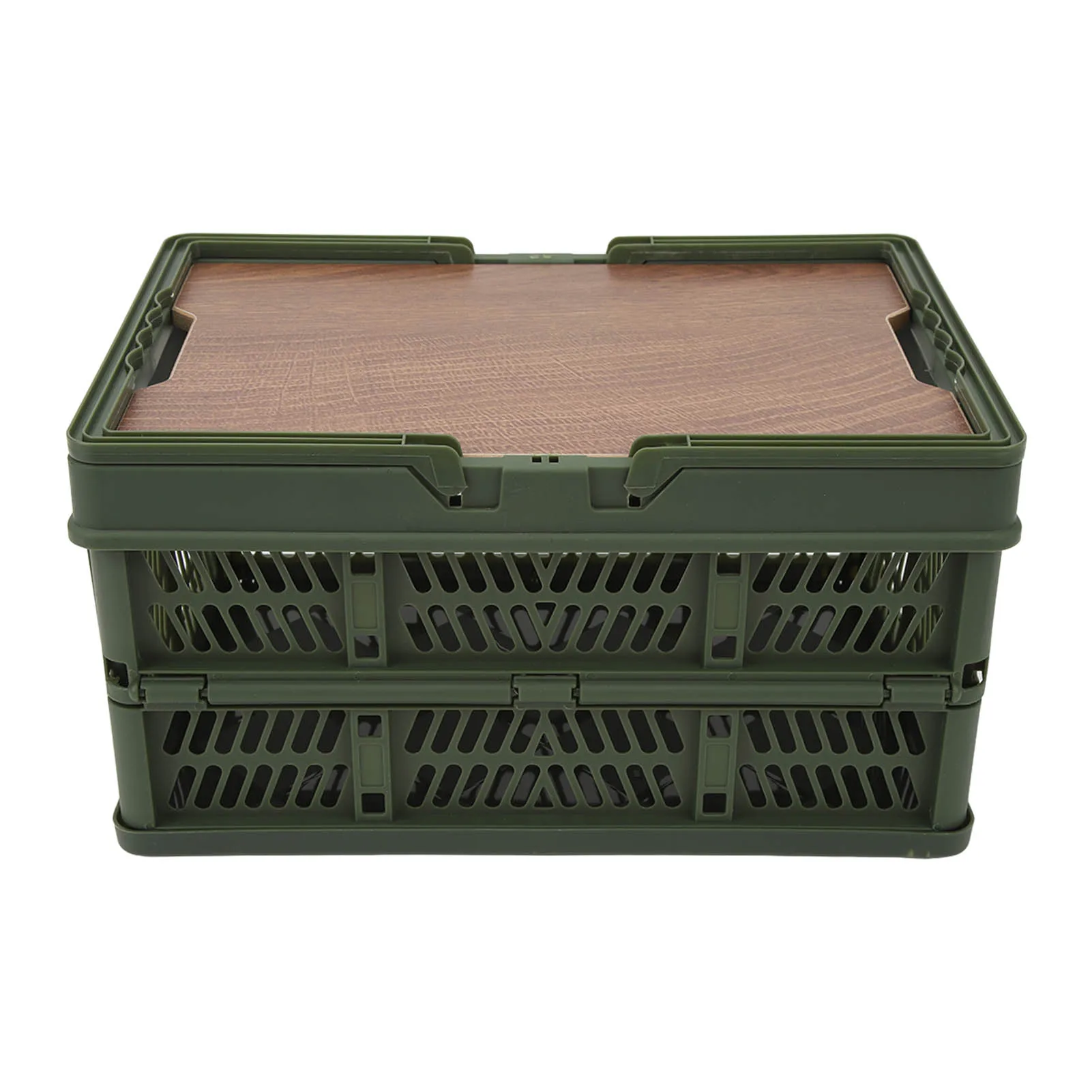 Foldable Camping Picnic Basket with Movable Board Large Capacity Multifunction Handheld Storage Box Home Organization