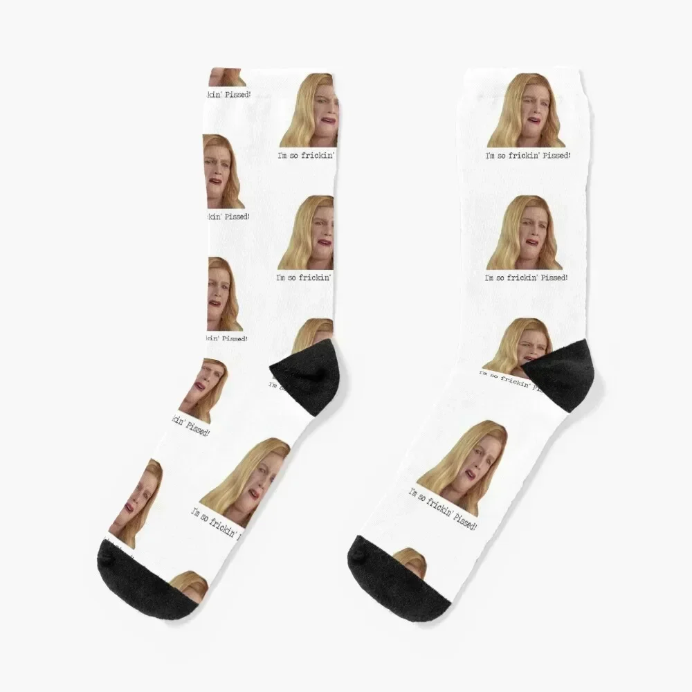 

White chicks quote. Socks Soccer funny gifts hiking Socks Ladies Men's