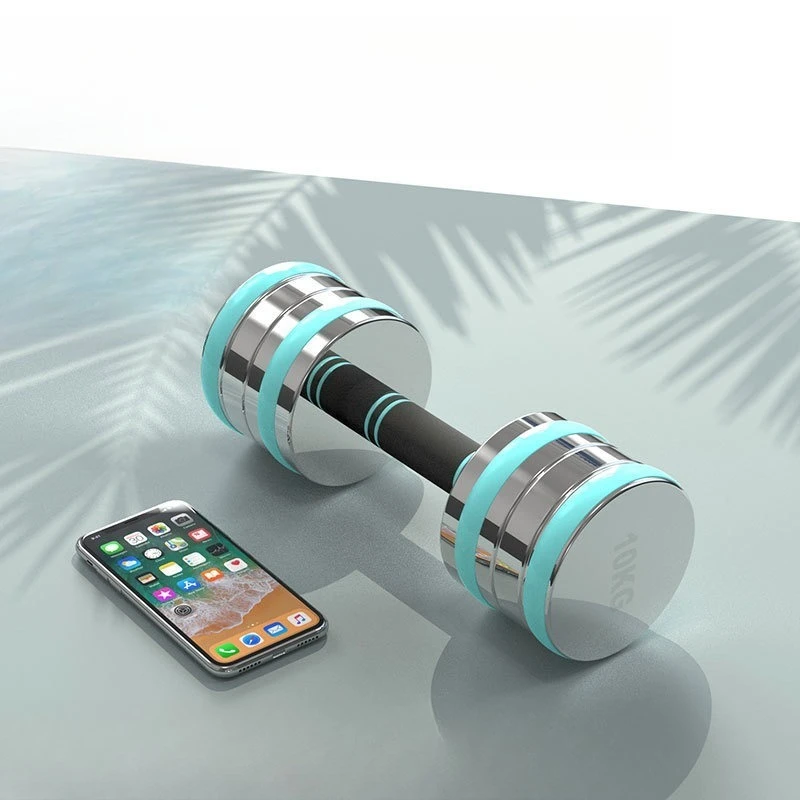 

X dormitory steel dumbbells full set of new indoor sports fast household dumbbells adjustable weight loss