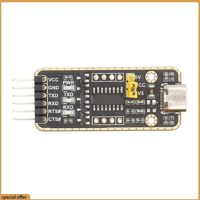 A68Z USB To TTL Serial Adapter สําหรับ CH343G ชิป USB To UART TTL Serial Converter Modul สําหรับการแก้จุดบกพร่องและการเขียนโปรแกรม