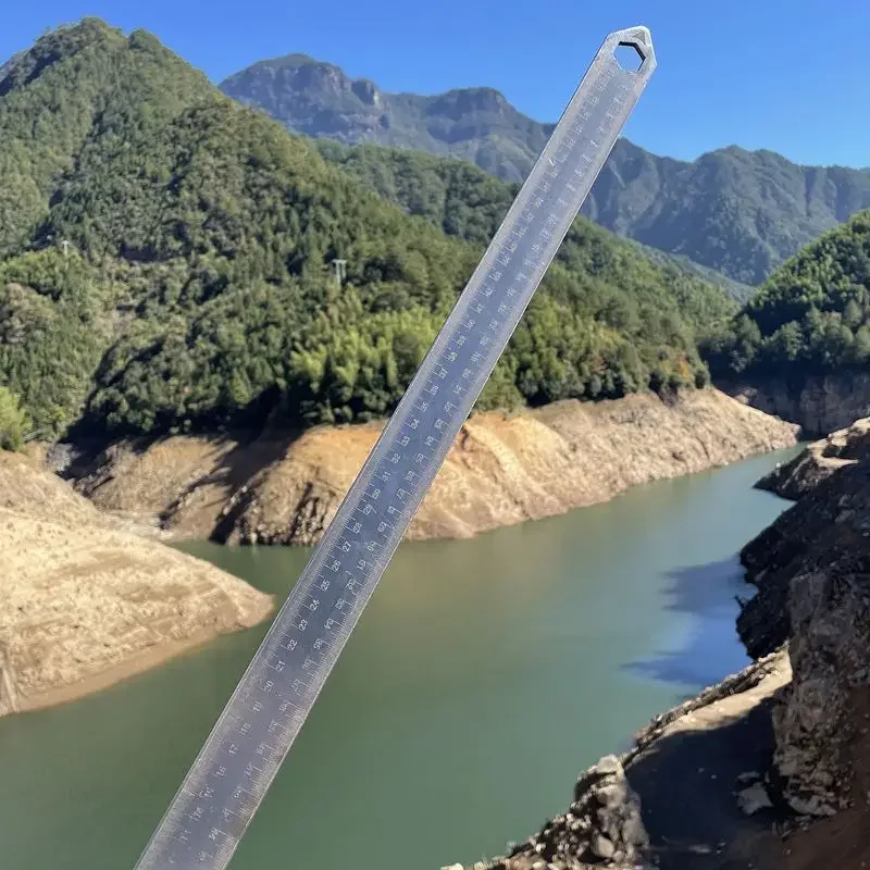 Imagem -03 - Régua de Autodefesa Montada no Carro Ensino de Ferramenta Portátil Multifuncional ao ar Livre Novo 2024 Aço Inoxidável