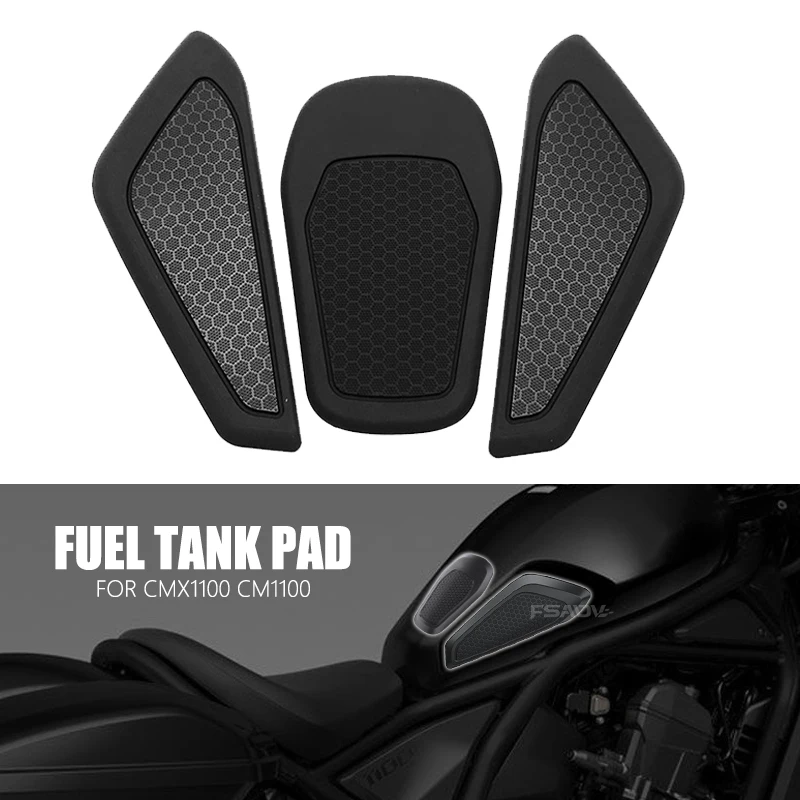 

Non-slip Side Fuel Tank Stickers Waterproof Pad Rubber Sticker For Honda CMX1100 CMX 1100 2021 2022 2023 Motorcycle Accessories