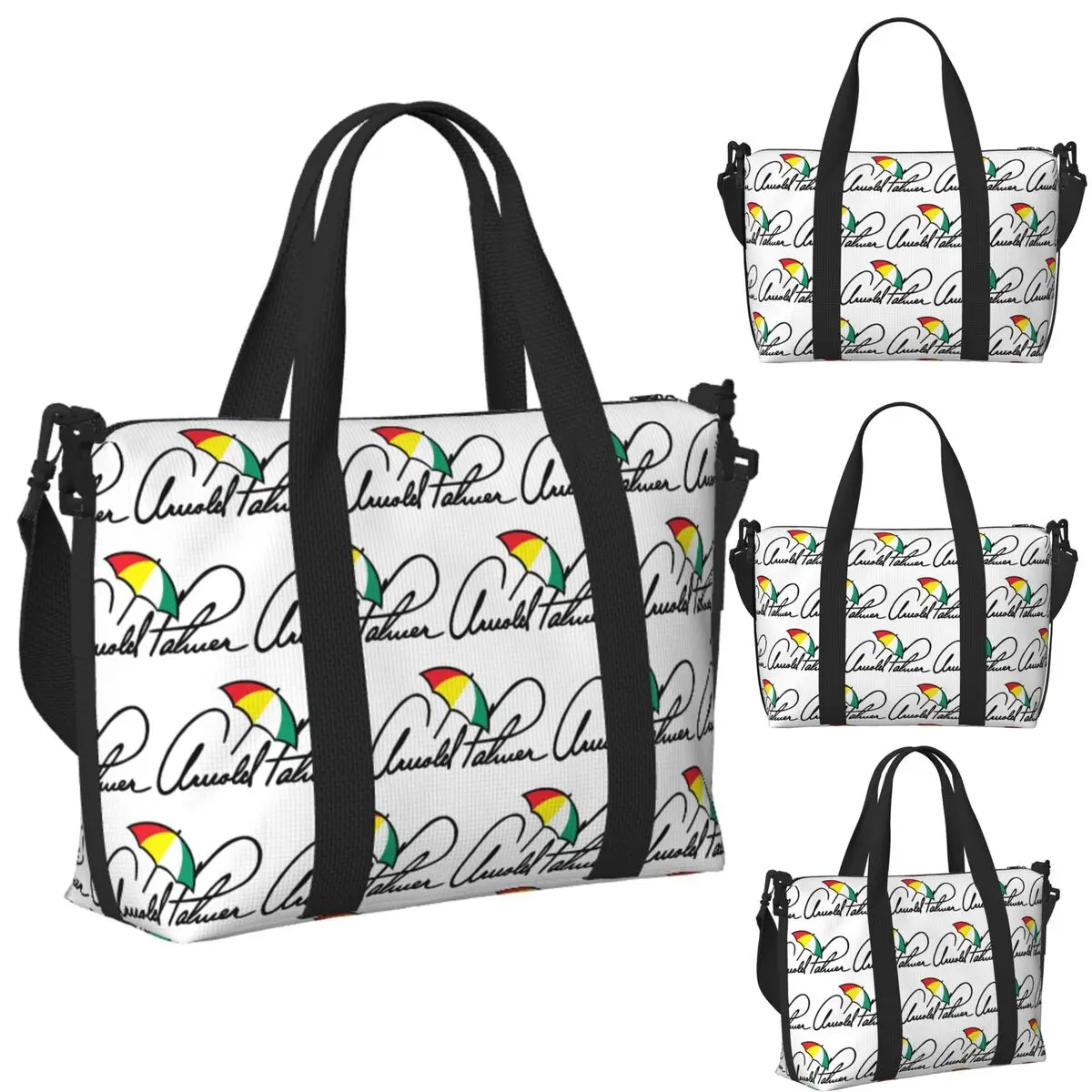 

Пляжная дорожная сумка Arnold Palm на заказ, большая вместительная сумка-тоут для спортзала, спортивная женская дорожная сумка для покупок