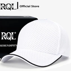 Big Head große Größe schnell trocknende Hüte High Crown Plain Mesh Baseball Cap Männer und Frauen atmungsaktive Golf Hut Sport hüte