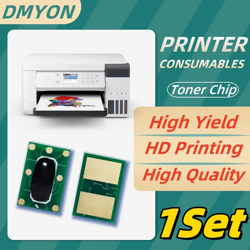 

1 Set C650 Toner Cartridge Reset Chip 9006130 9006129 9006128 9006127 Toner Chips Reset for OKI Okidata C650dn