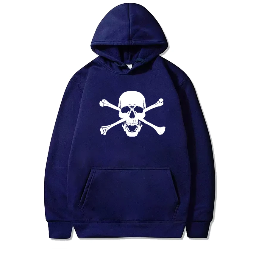 2025 Rock Skull Halloween Graphics printed streetwear Hoodie Men women vintage punk Sweatshirt Unisex Casual Fleece pullovers