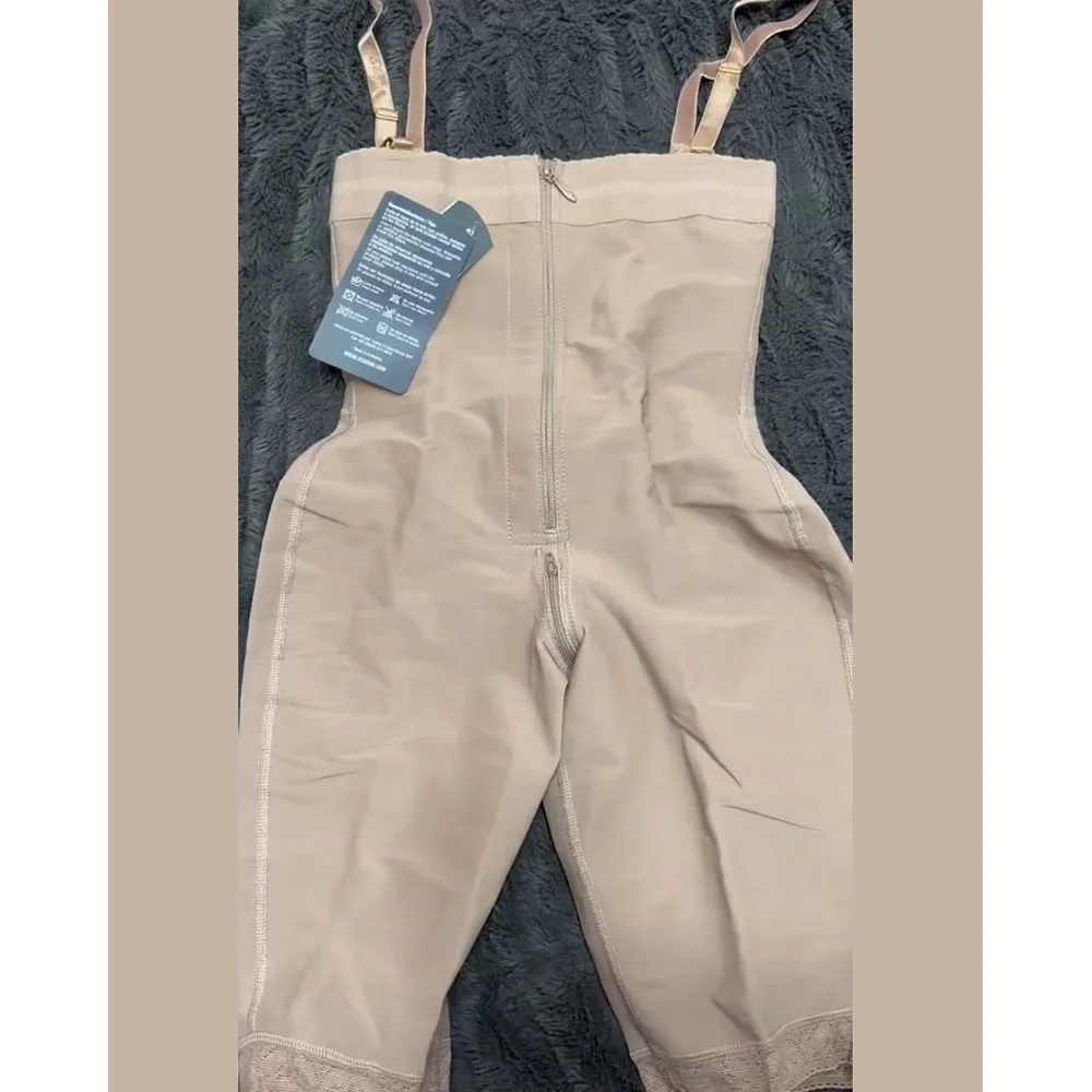 Fajas Colombianas Compresssion Invisible Body Shaper Post Surgery Binders Knee-length Shapewear Waist Trainer Butt Lifter