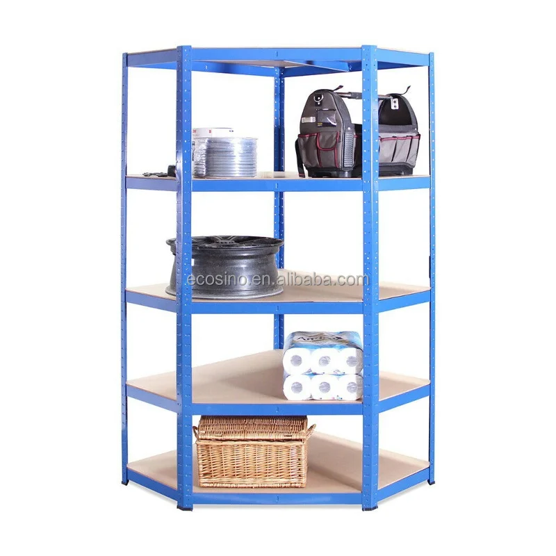 custom.Factory Rack Corner Shelf Metal Shelving Unit Display Rack Storage Rack Unit Basement Home Storage