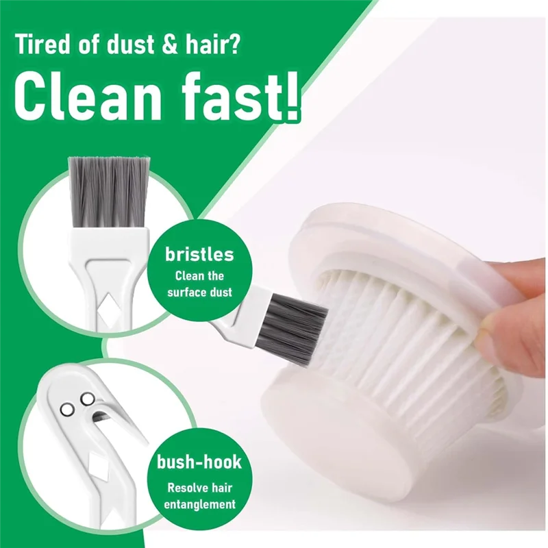 B84B-Replacement HEPA Filters Compatible With Horsepower Duck Vacuum 6-Pack High-Efficiency Filtration