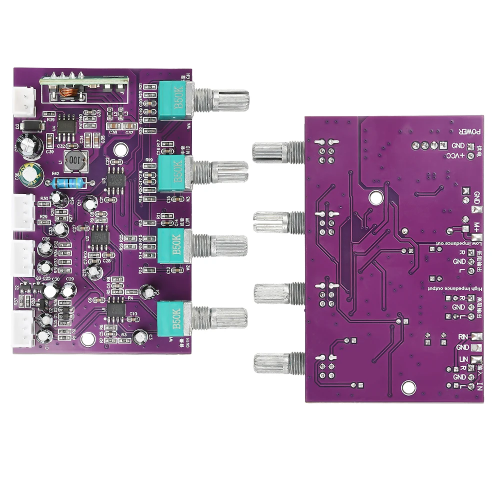 DC 9-29V オーディオミキサーフロントエンドマザーボード TINE553 アンプスピーカーゲインフロントエンドチューニング増幅ボードサウンドエフェクト