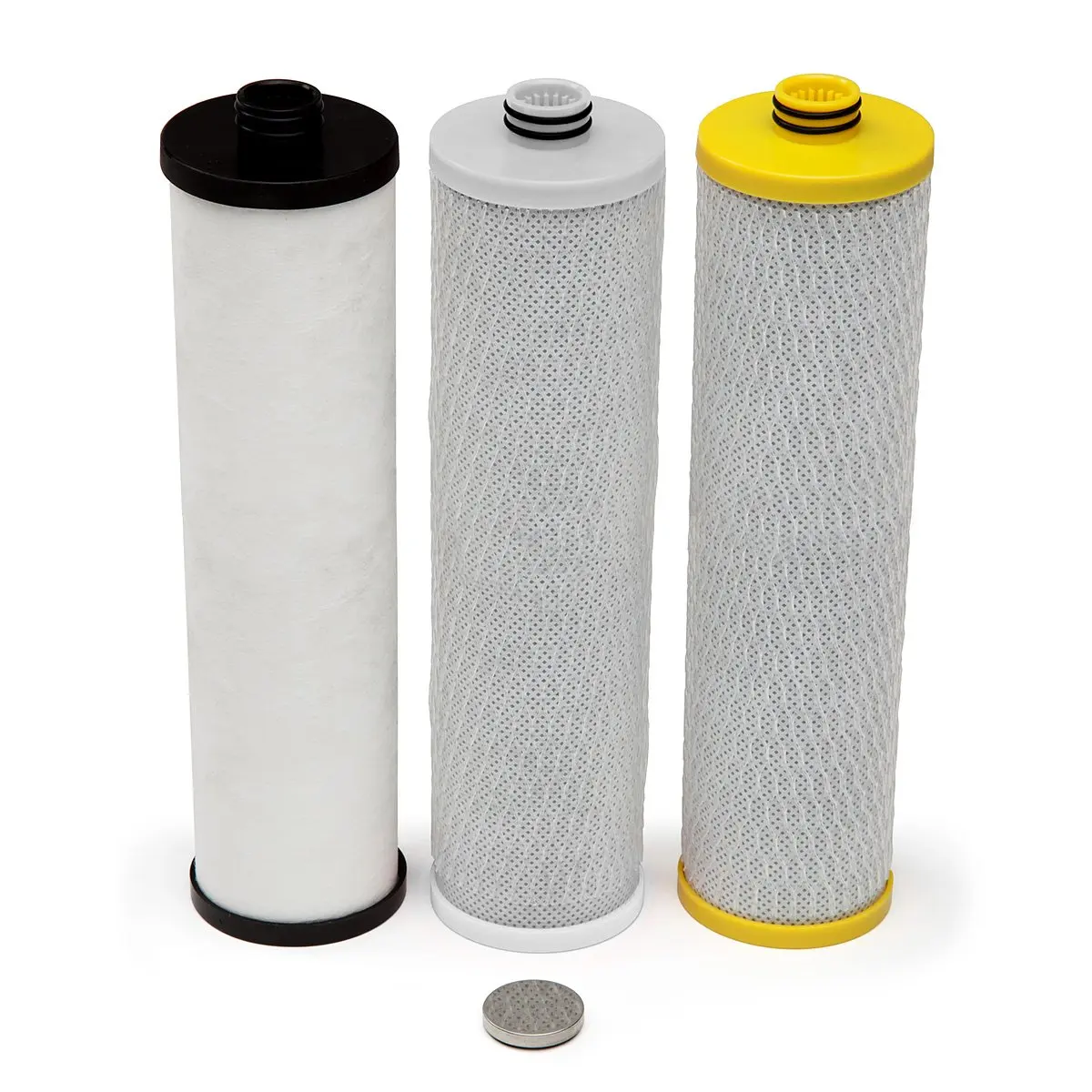 

Replacement Filter Cartridges for 3-Stage Max Flow Claryum Under Sink Water Filtration System - Filters 99% Of Chlorine