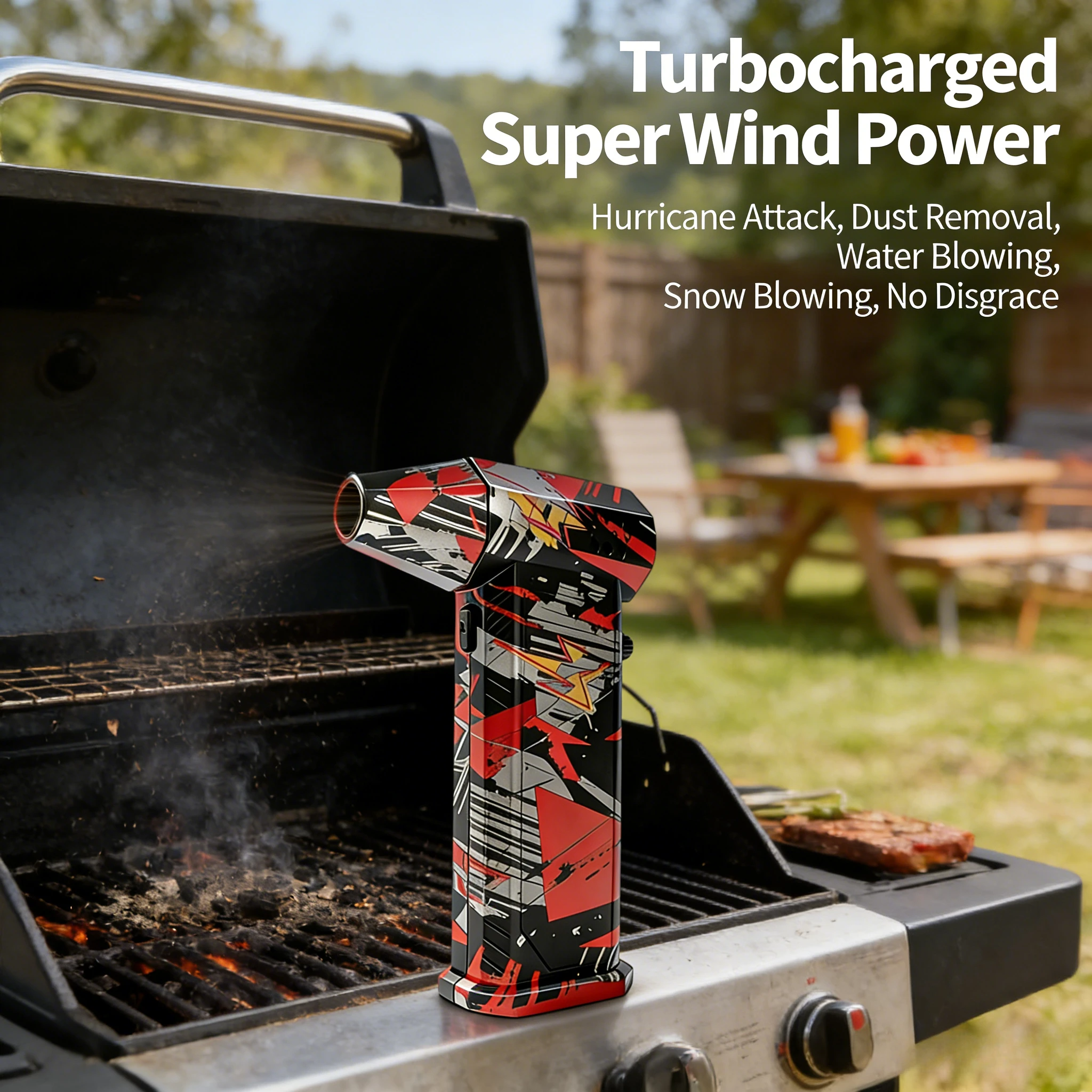 

X9 Violent Fan 130000RPM Turbo Jet Fan 5000mAh * 2 Мощный воздуходувка Duster Cleaner 200W Высокомощный канальный вентилятор для очистки автомобиля ПК