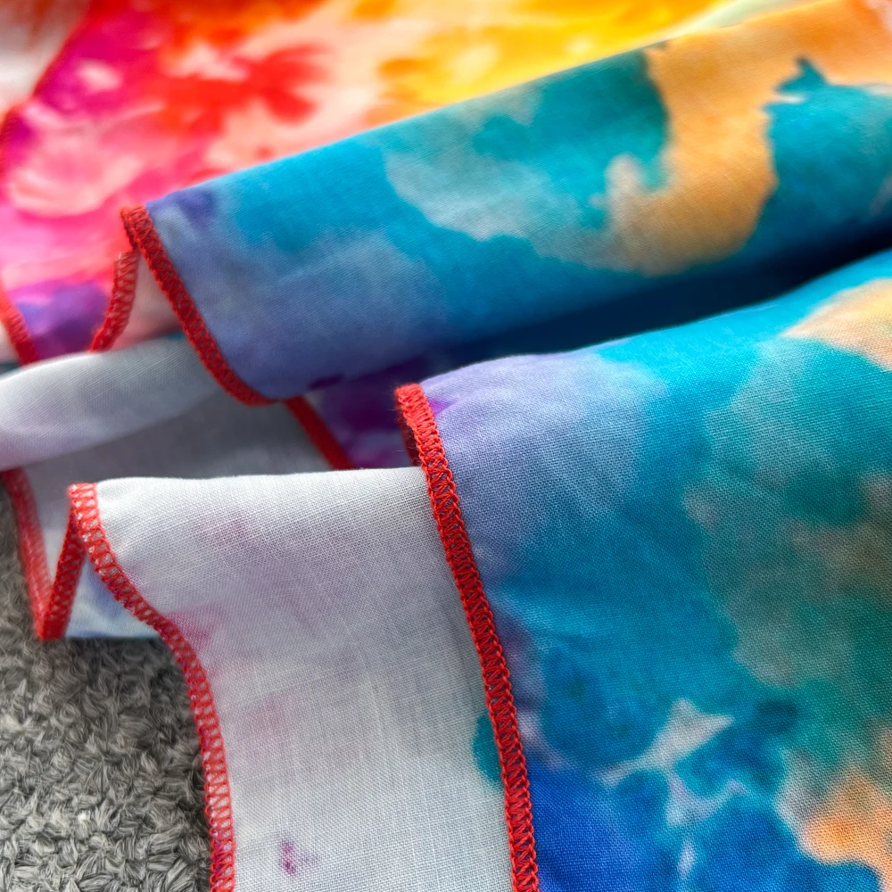 chic print loose fairycore Elegant Evening Party Women Fashion Vintage Vestidos summer A-line dress