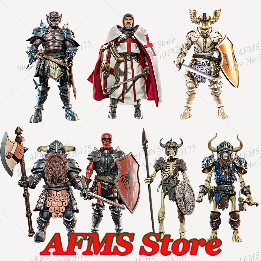 

Four Horsemen Studio 6 1/12 Soldier Bothar Shadowhorn Longspear Skeleton Shadow Orc Sir Andrew 6Inch Action Figure Model Toys