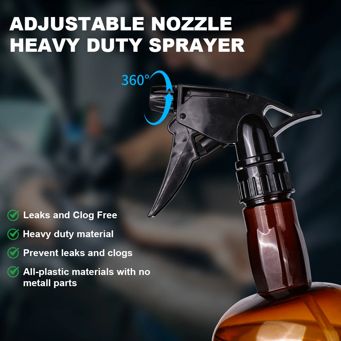 2pcs 500ml Skull Plastic Squirt Bottle Refillable Tattoo Spray Bottle Foaming Pump for Mousse Salon Hair Liquid Tattoo Supplies
