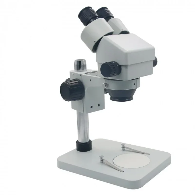 

7X-45X Optics Binocular Industry Zoom Stereo Microscope Magnifier with LED Ring Lamp KLN0745-B1