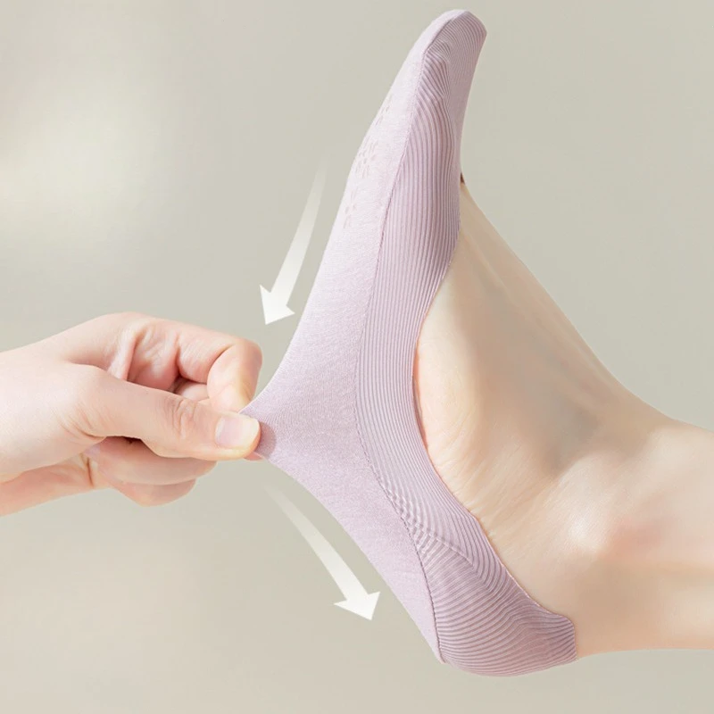 7켤레 여성용 여름용 숨김 양말 짧은 발목 양말 노쇼 로우컷 실리콘 미끄럼 방지 패셔너블 다용도 보트 양말