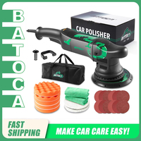 BATOCA 700W Dual Action Car Polisher Kit Machine 5Inch DA Car Polishing Machine Random Orbital Buffer Tool