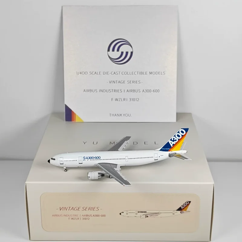 

Yu ModeL 1/400 Scale A300-600F F-WZLR Die-cast Collectible Aircraft Model