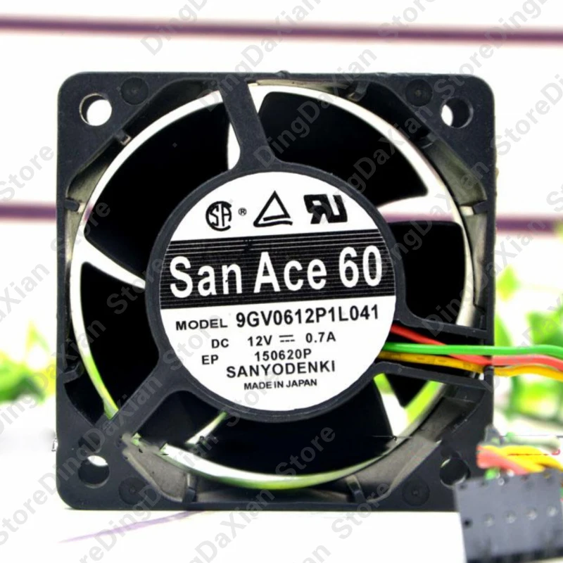 X For SANYO 9GV0612P1L041 | 12V 0.70A | 6CM | 4-Wire PWM Temperature Control Cooling Fan 1PCS